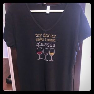 My Doctor Says I Need Glasses Bling Bling T-shirt